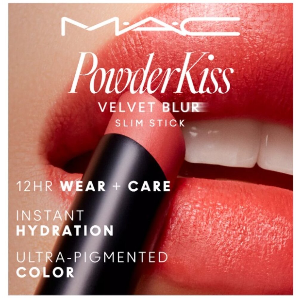 MAC Beauty-Power Kiss Velvet Blur Sweet Cinnamon 893,Soft-Matte-Full2g-BOXED-NEW - Picture 10 of 14
